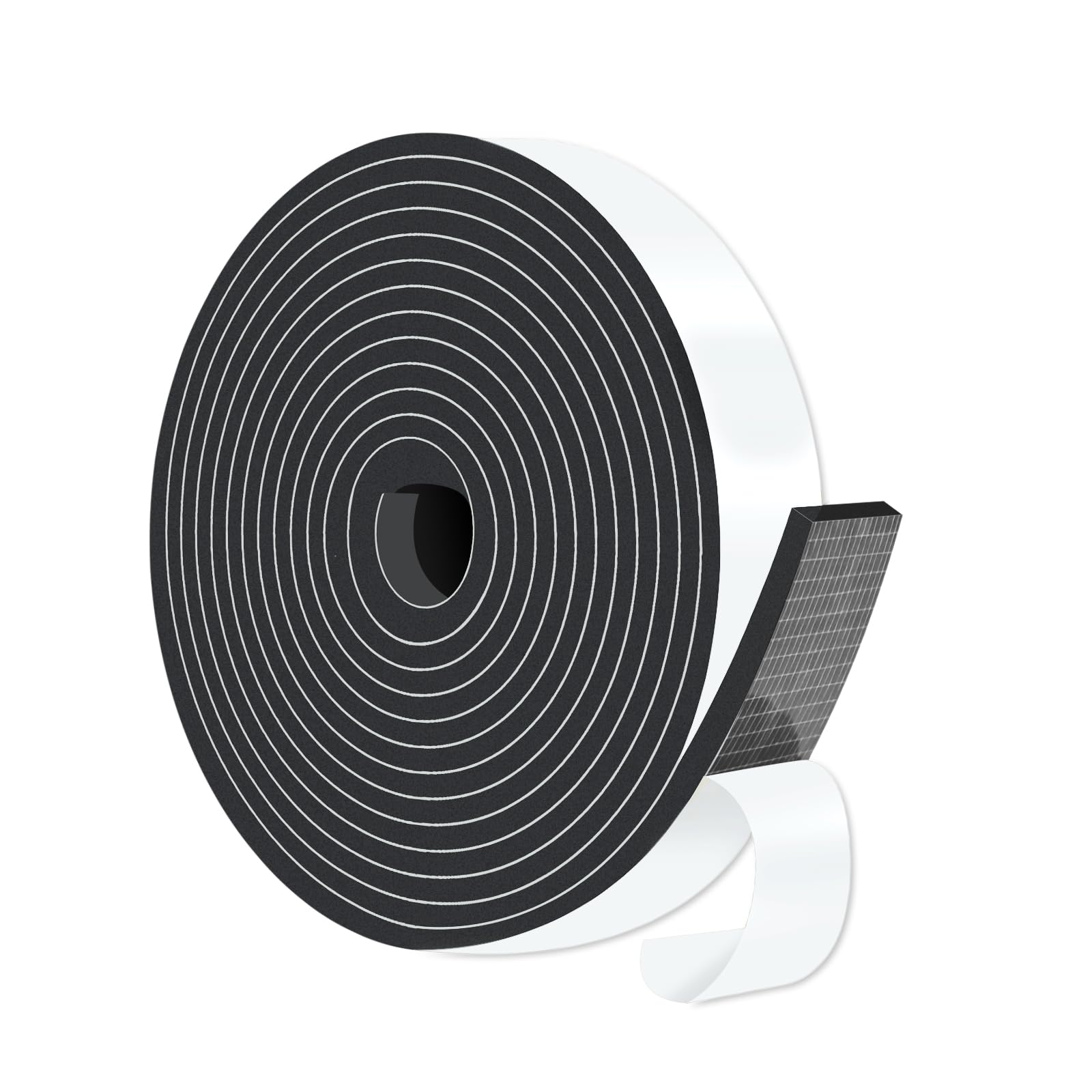 Weather Stripping Tape for Door,High Density CR,1 in x 1/4 in x 13Ft
