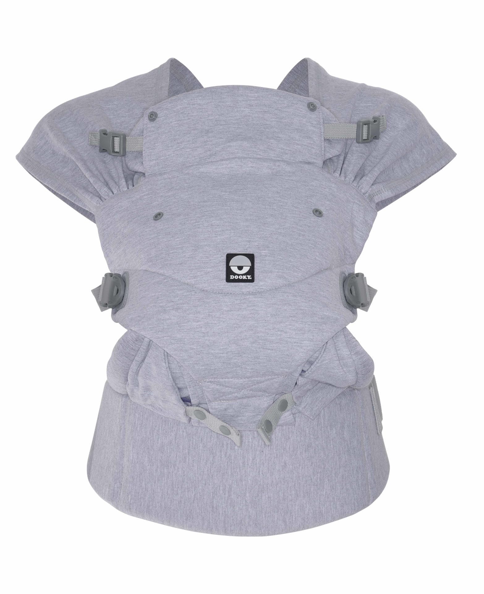 Dooky Headband Baby Gehörschutz 0-6 Monate (weicher Baby Ohrenschutz, verstellbares Stirnband aus OEKO-TEX Baumwolle zur sanften Reduzierung von Alltagsgeräuschen), Grey