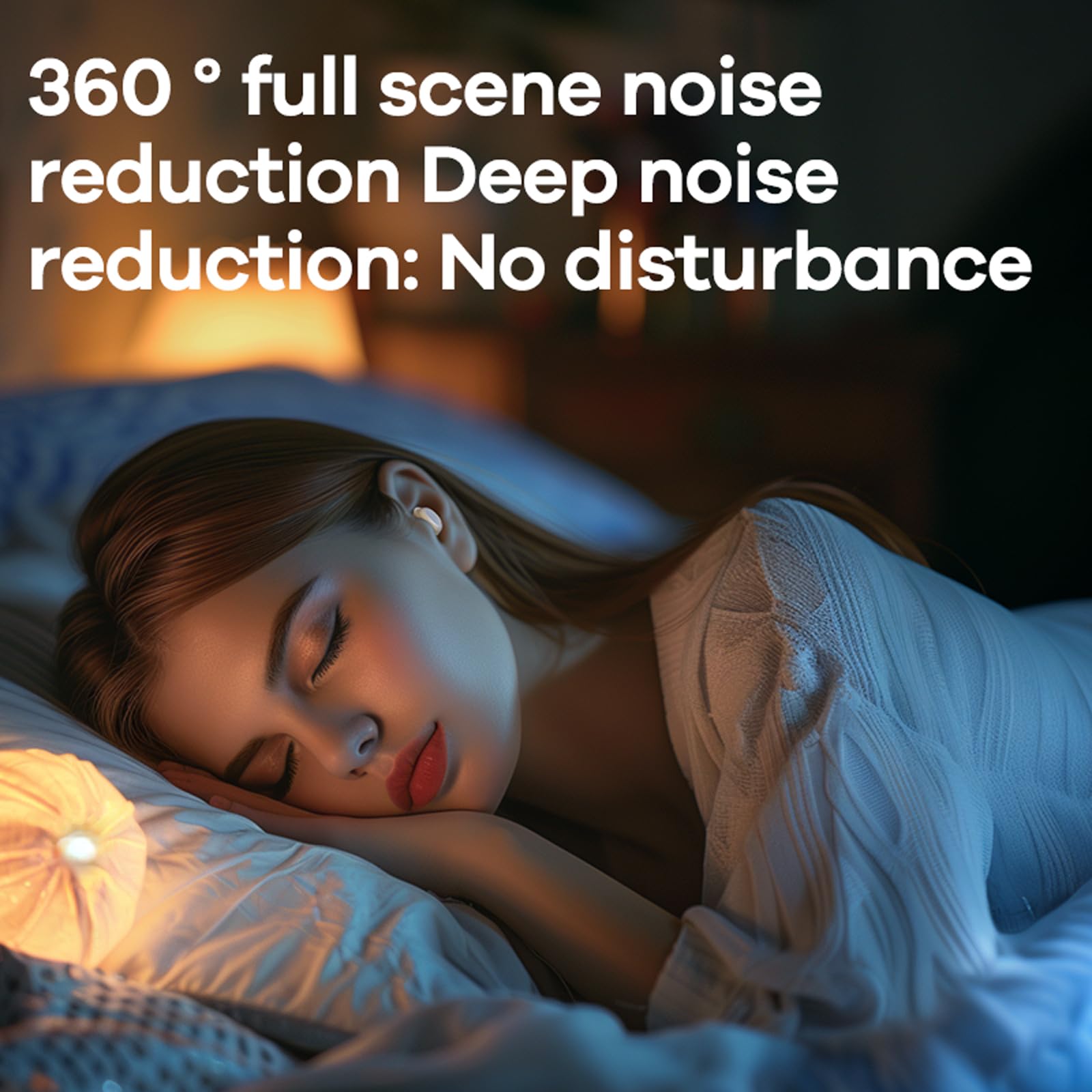 Auriculares inalámbricos Bluetooth para dormir, auriculares inalámbricos para dormir, mini invisibles, pequeños, Bluetooth, inalámbricos, para dormir de lado