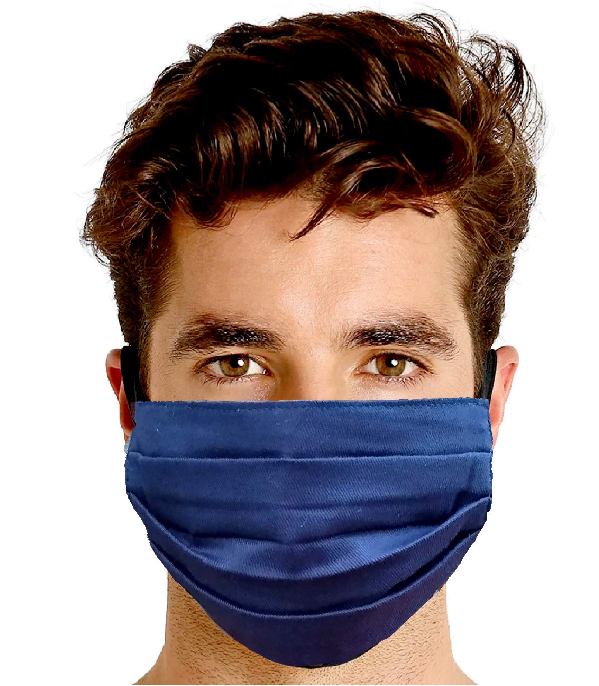 Trender Washable Reusable 2 Ply Face Mask - Double Layer Cover For Dust Particle & Droplet Protection - Unisex (Set of 1)