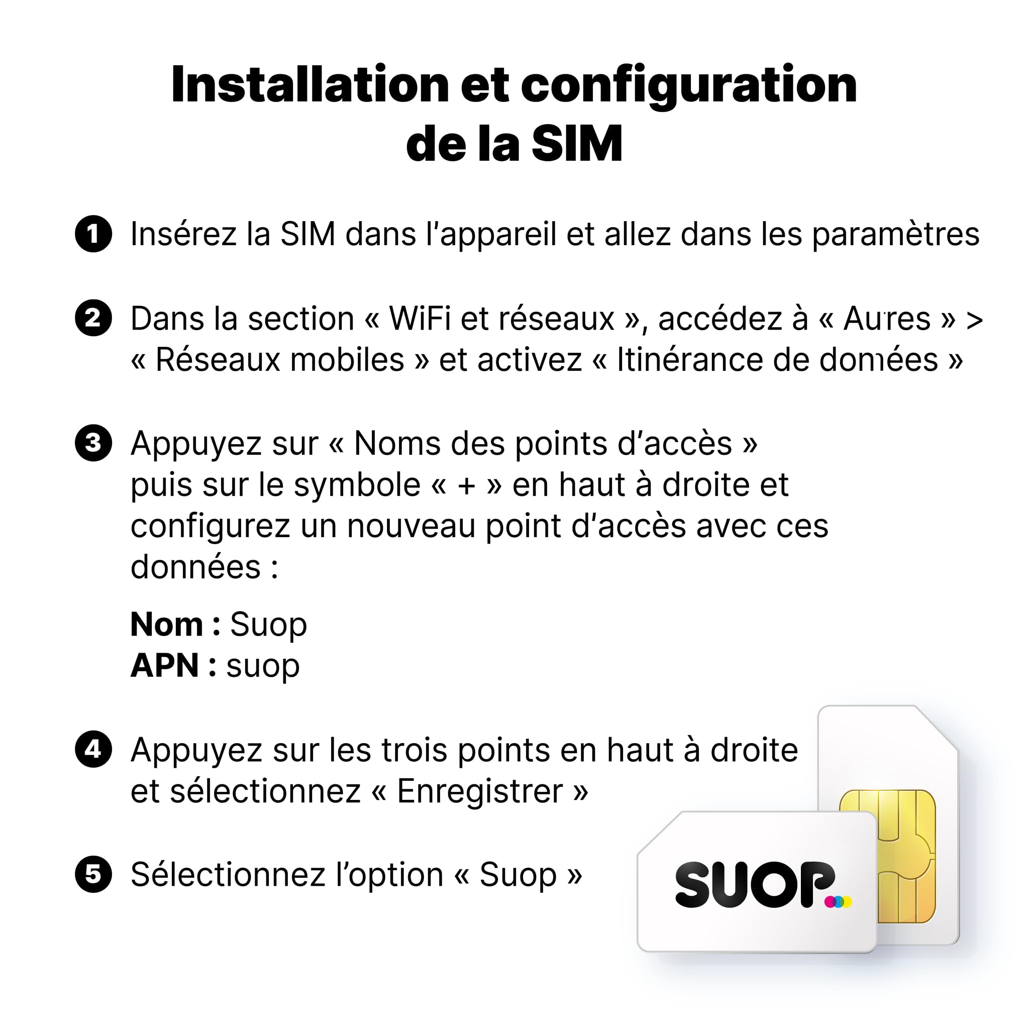 SUOP Carte SIM IoT & M2M | Forfait 12 Mois (100 Mo/Mois) | Prépayé avec paiement Unique annuel. sans Frais mensuels | Couverture européenne 4G multiopérateur | Alarmes, GPS et appareils connectés