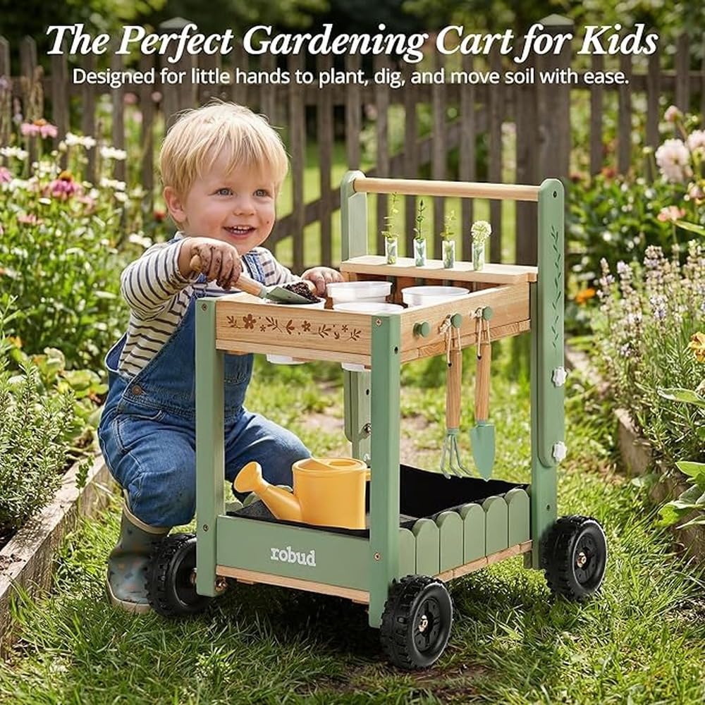 Il set da giardinaggio per bambini offre diversi modi per scoprire