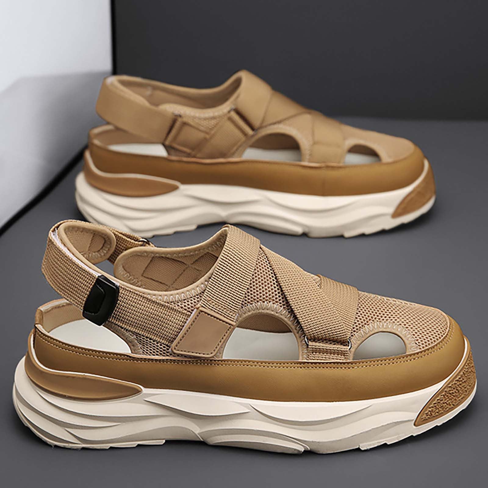 Hombre Sandalias de Verano Playa Senderismo para Hombres Exterior Deportivas Zapatos Trekking Casualsandalias deportivasLigero y cmodo