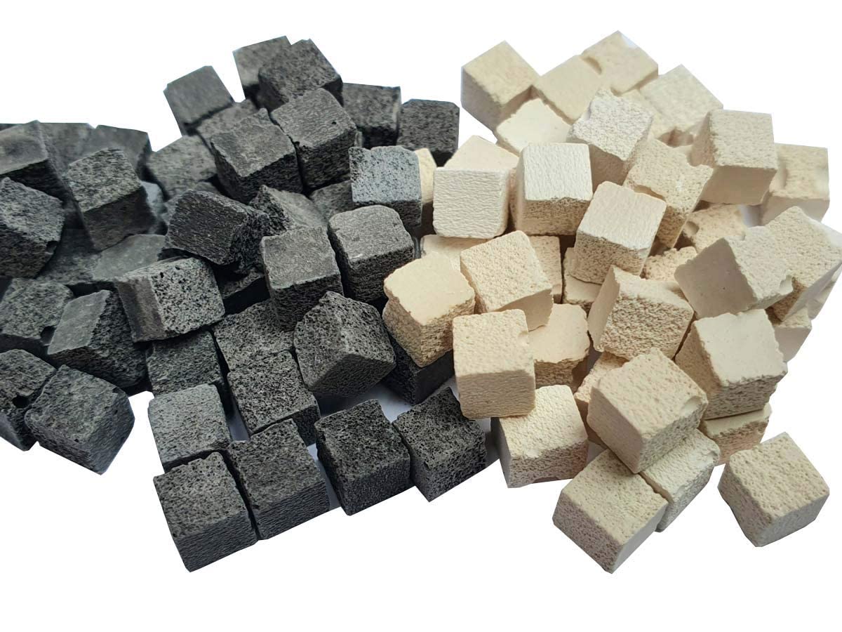Kit per mosaico romano Le stagioni, 4000 tessere cubiche da 5 mm + strumenti, dimensioni finito: 30 x 30 cm