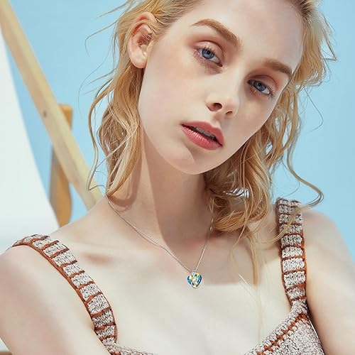 Miniatura 3 de Collar de plata de ley 23 para hermana, joyería de cumpleaños para hermana, regalos de hermanas, hermano, siempre mi hermana, siempre mi amiga,