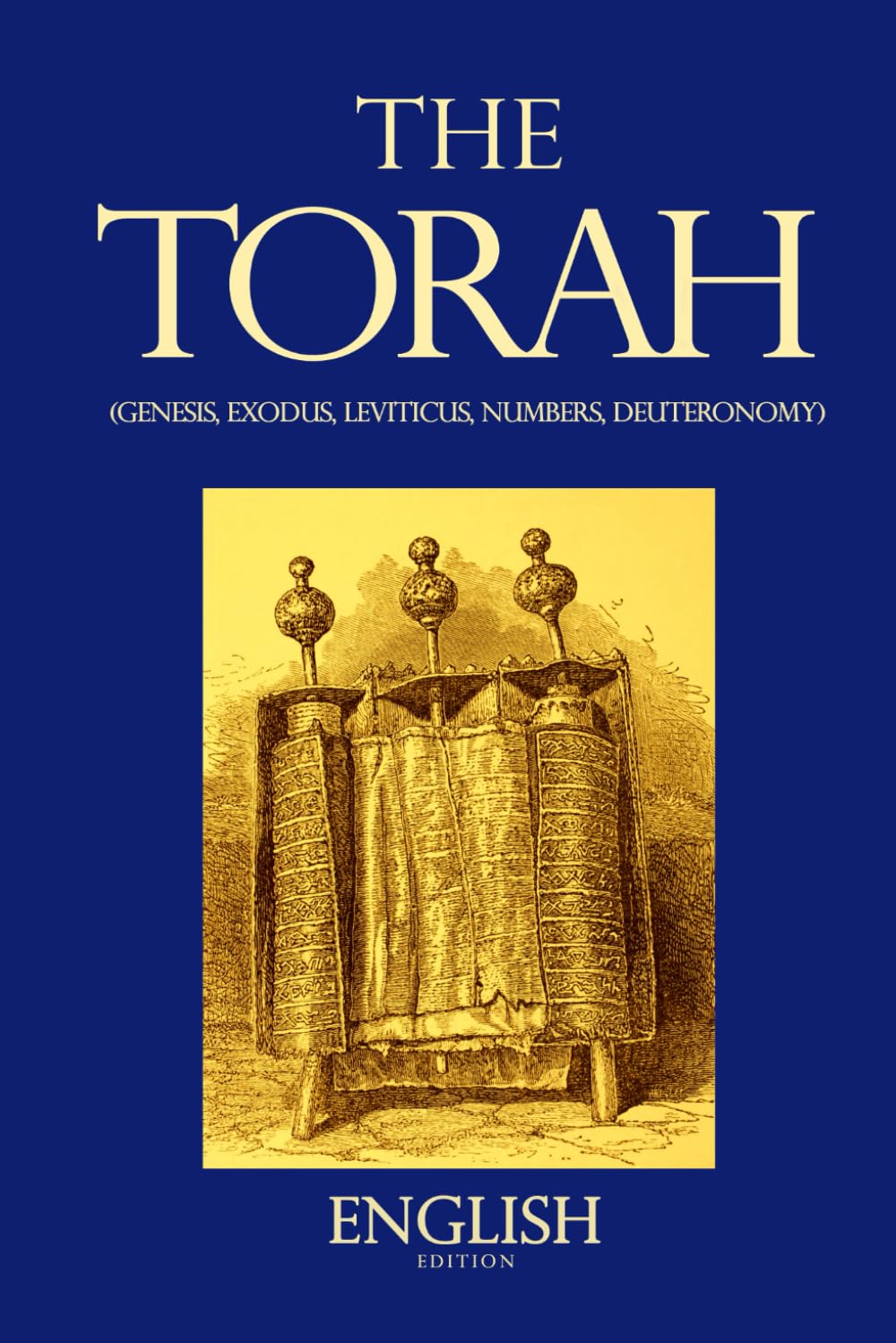 The Torah in English large print : The Five Books of Moses or Pentateuch תּוֹרָה Tōrā, "Instruction", "Teaching" or "Law") of the Hebrew Bible: The ... people Jewish beliefs and moral principles