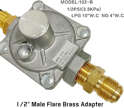 Miniatura 4 de MENSI Repuesto de 3030 CNG de 4.0 pulgadas y LP de 10 pulgadas para parrilla de gas Kitchen-Aid 710-0003, kit de conversión de gas natural,