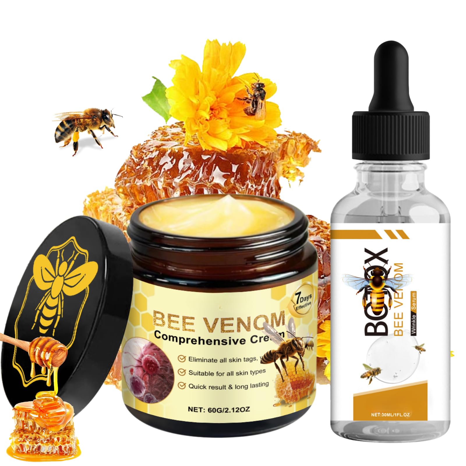 Tongyend Bee Veom Comreheive Cream Botox Face Serum Set