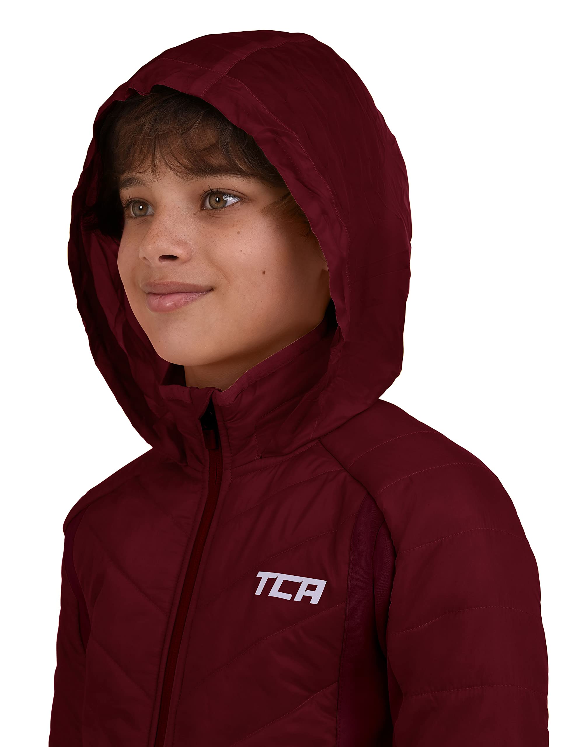TCA Chlopcy Excel Kurtka biegowa lekka, wodoodporna, pakowana, na kazda pore roku dla biegaczy