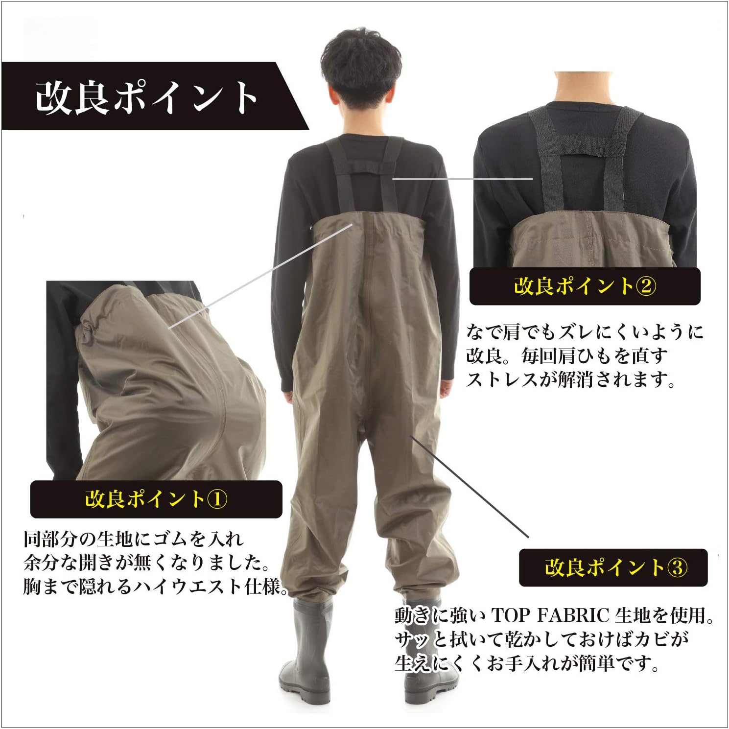 Amazon Net O ウェーダー 19最新版 防水ズボン 胴長長靴 釣り 田植え 漁業 雪かき 24cm 27 27cm Net O ウェーダー