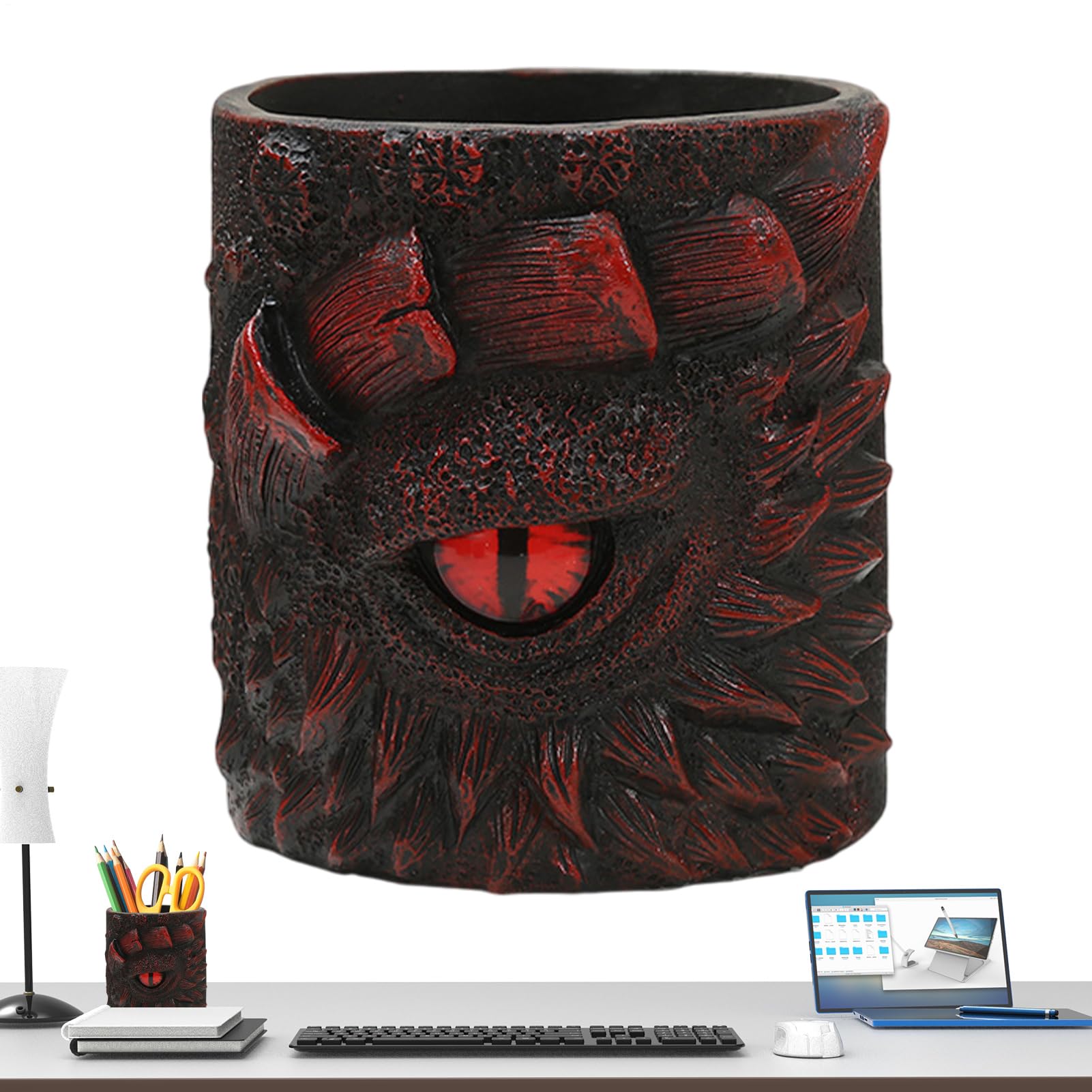 Vase œil de dragon créatif en résine, le cadeau idéal pour le bureau