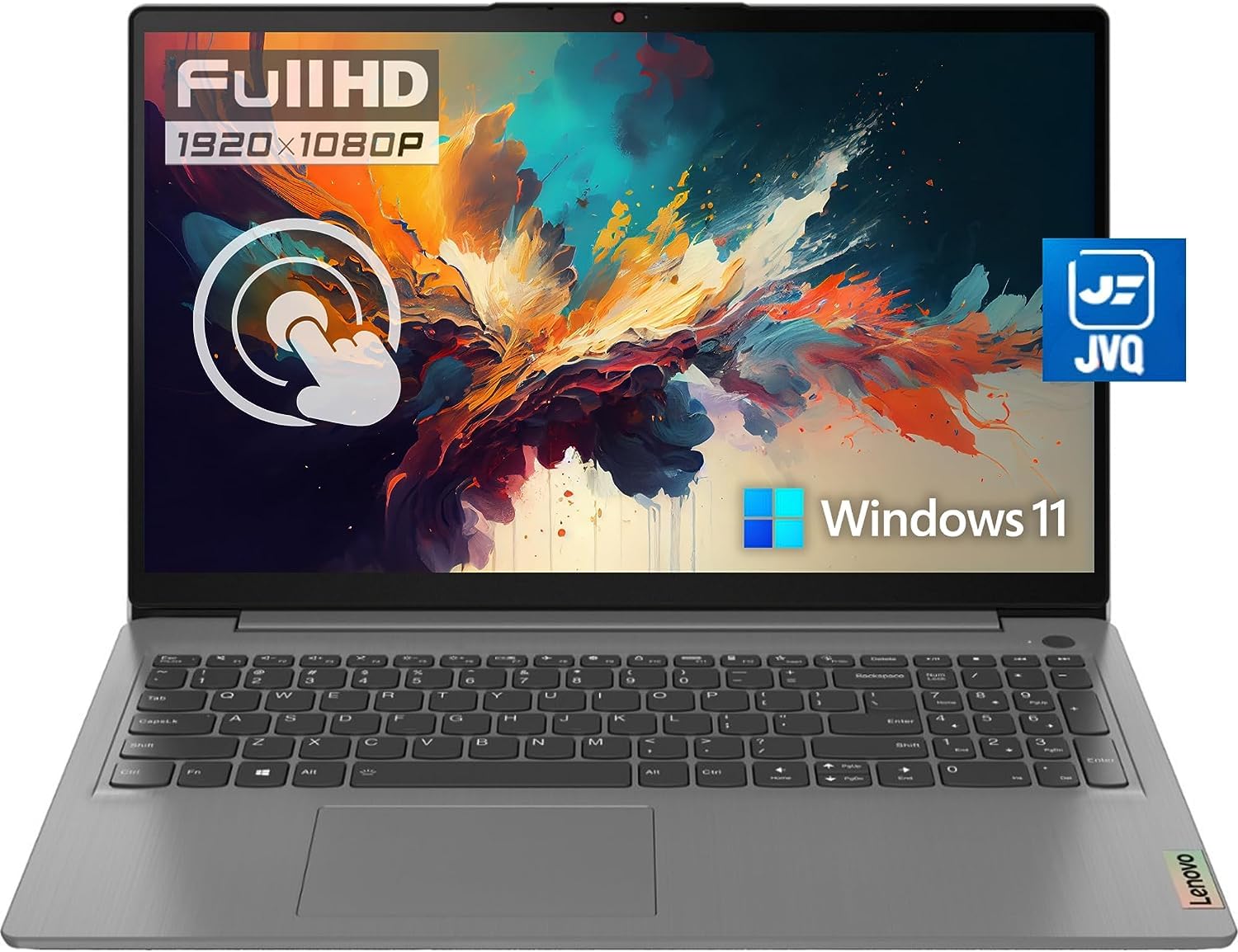 Lenovo Newest IdeaPad 15.6"" FHD Touchscreen Laptop, Intel Core i3 Processor(Upto 4.1GHz), 16GB Memory, 2TB SSD Storage, HDMI, Bluetooth 5, Webcam, Type-C, Long Battery Life, Win 11 Home S, Grey