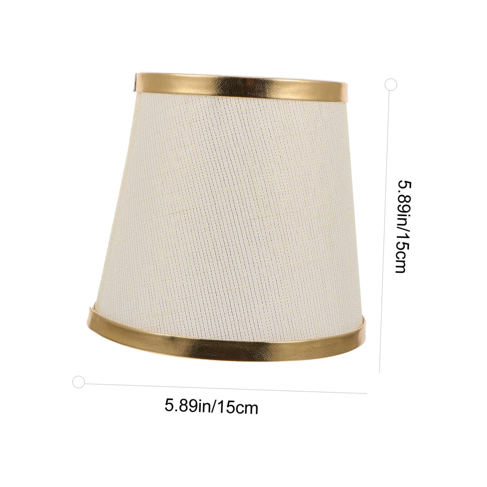 KICHOUSE Pvc Linen Fabric Lampshade Ceiling Pendant Decorative Lampshade for Living