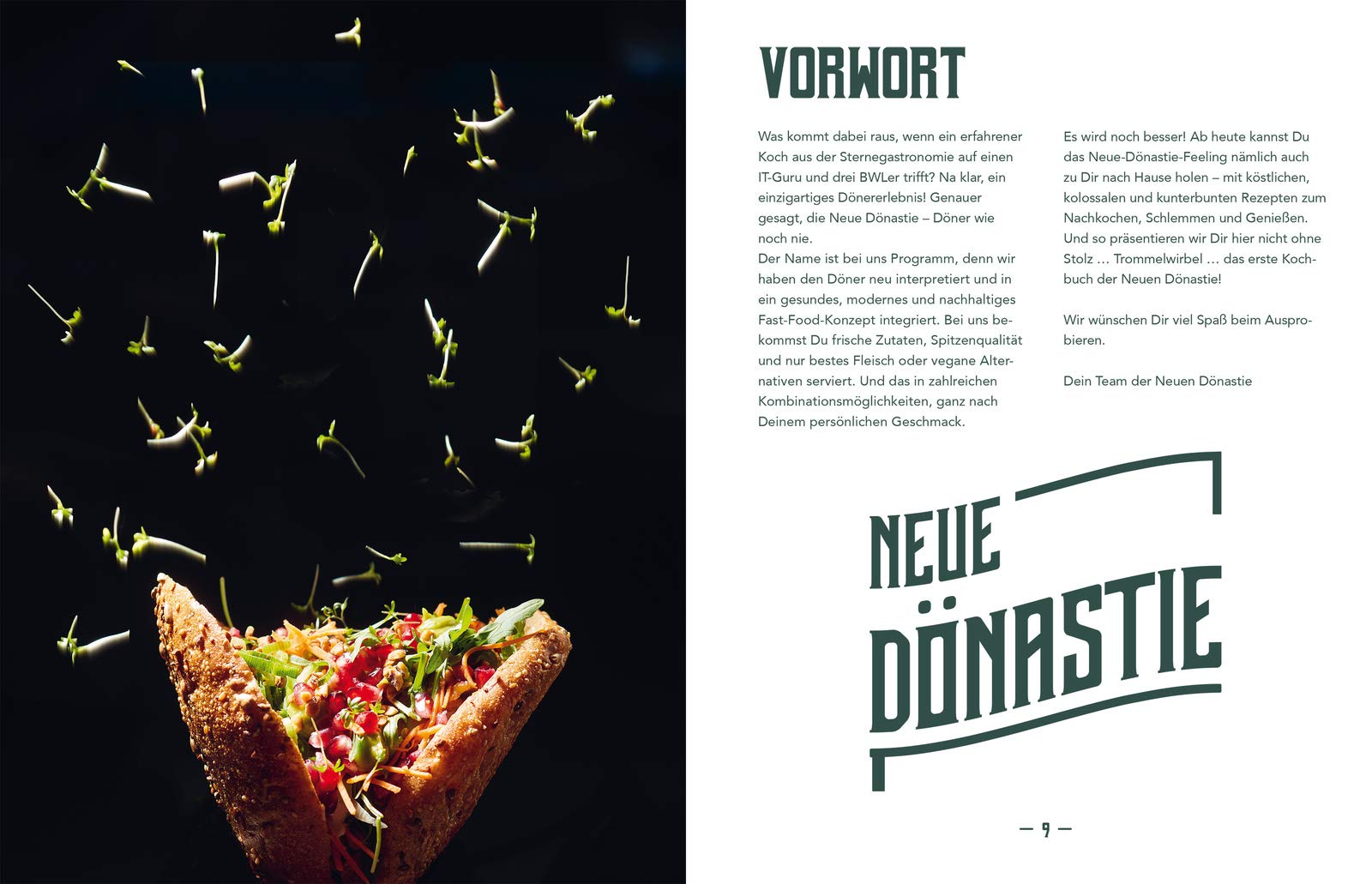 Neue Dönastie - Döner wie noch nie: Das Kochbuch für Döner, Bowls, Salate und Co. Mit Fleisch und zahlreichen vegetarischen und veganen Alternativen