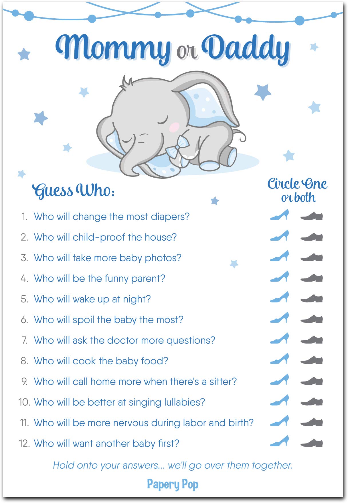 Big Dot Of Happiness Baby Shower Games Bundle - Twinkle Twinkle Little Star 4 Game Set - View #5