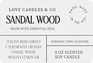 Custom Candle Label Stickers Personalized Real Foil Product Logo Label D...