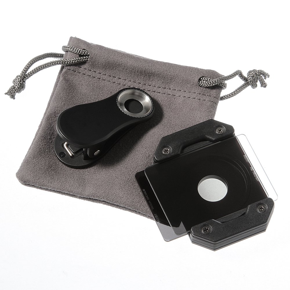 NiSi Prosories P1 Smartphone Filtro Fotocamera Lenti filtri per Obiettivo portafiltro Fotografici (Medio GND + polarizzatore + Supporto Filtro), Selfie
