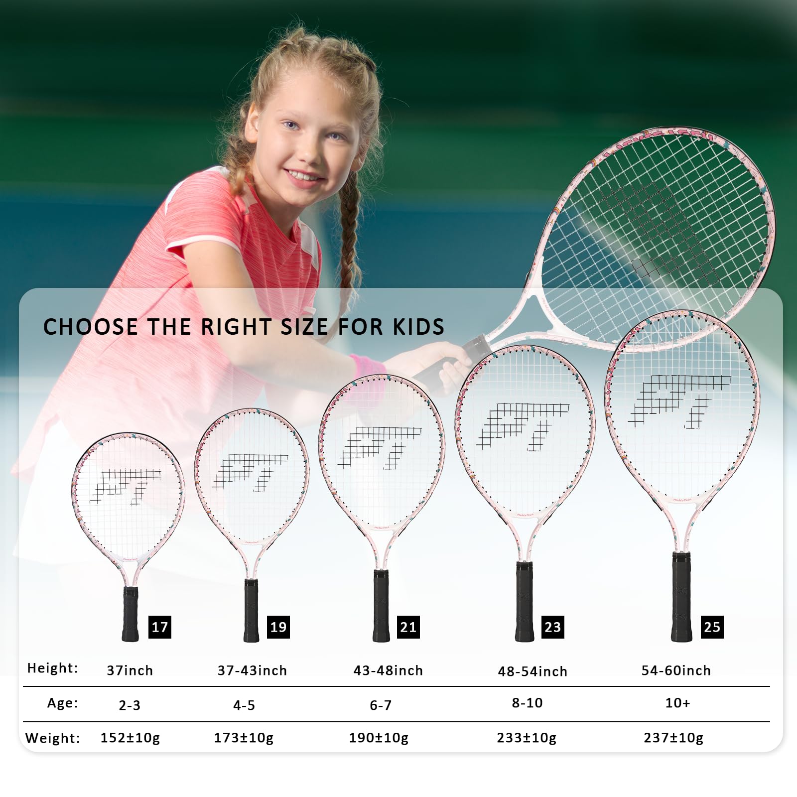 Raqueta De Tenis Junior AMA SPORT Azul Océano 17 Pulgadas Para Niños 2-3 Años - Ligera Y Con Funda Raqueta De Tenis Junior AMA SPORT Azul Océano 17 Pulgadas Para Niños 2-3 Años - Ligera Y Con Funda