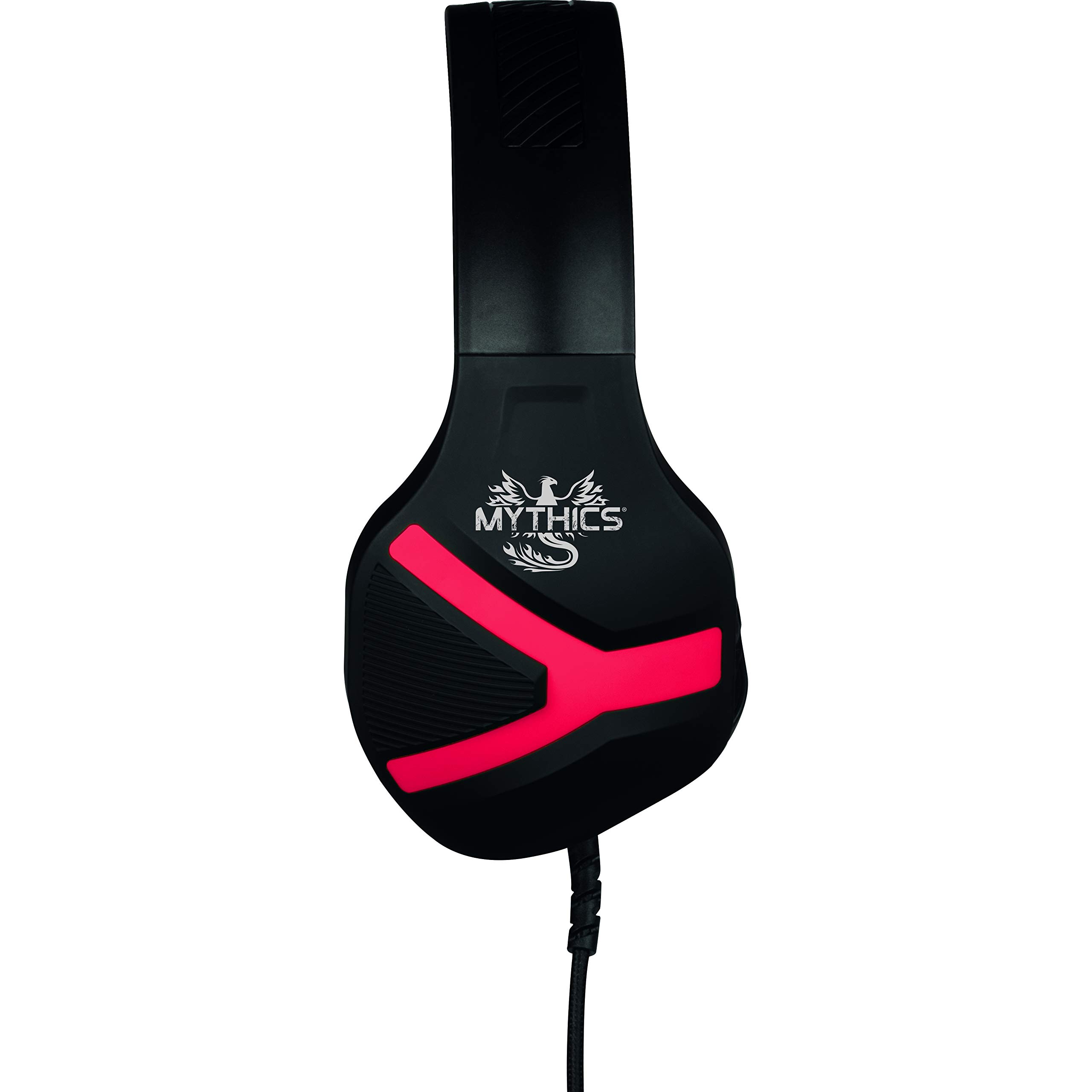 Konix Mythics Auriculares Gaming con Cable Nemesis para Nintendo Switch - Micrófono de 45° - Cable de 1,5 m - Conector Jack de 3,5 mm - Negro y Rojo