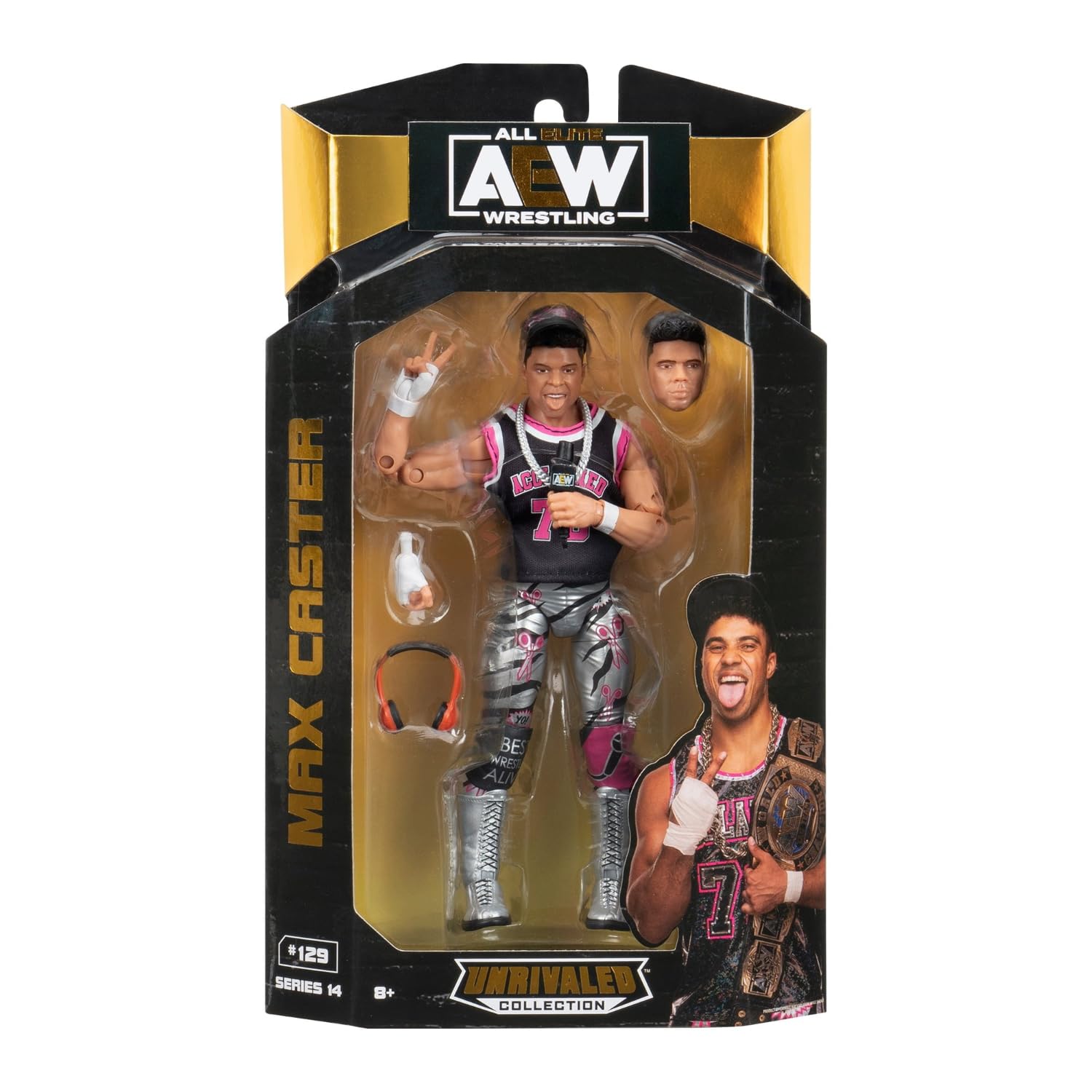 AEW Unrivaled Collection Series 14 - Max Caster #129