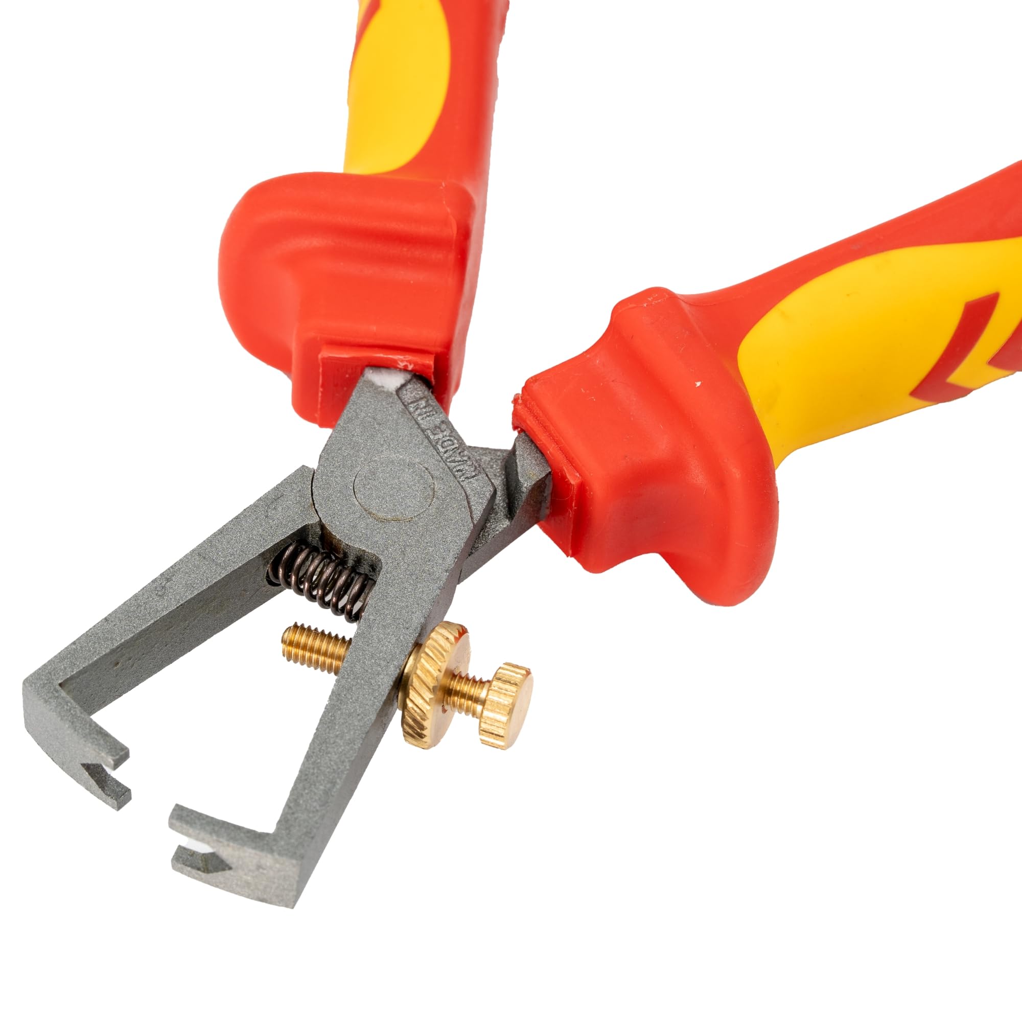 C.K Redline 2025 Edition VDE Pinza spelafili 160 mm, 1000 v isolato cavo elettrico, pinza per elettricisti con cordino, coltello isolato per elettricista, CK Tools T39074A