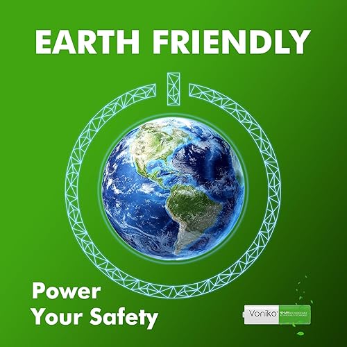 Miniatura 5 de Voniko Paquete de 12 baterías recargables AA NiMH Enecycle Double A, ultra largas, 2100 mAh, recarga hasta 1000 veces, precargadas (1.2 V)