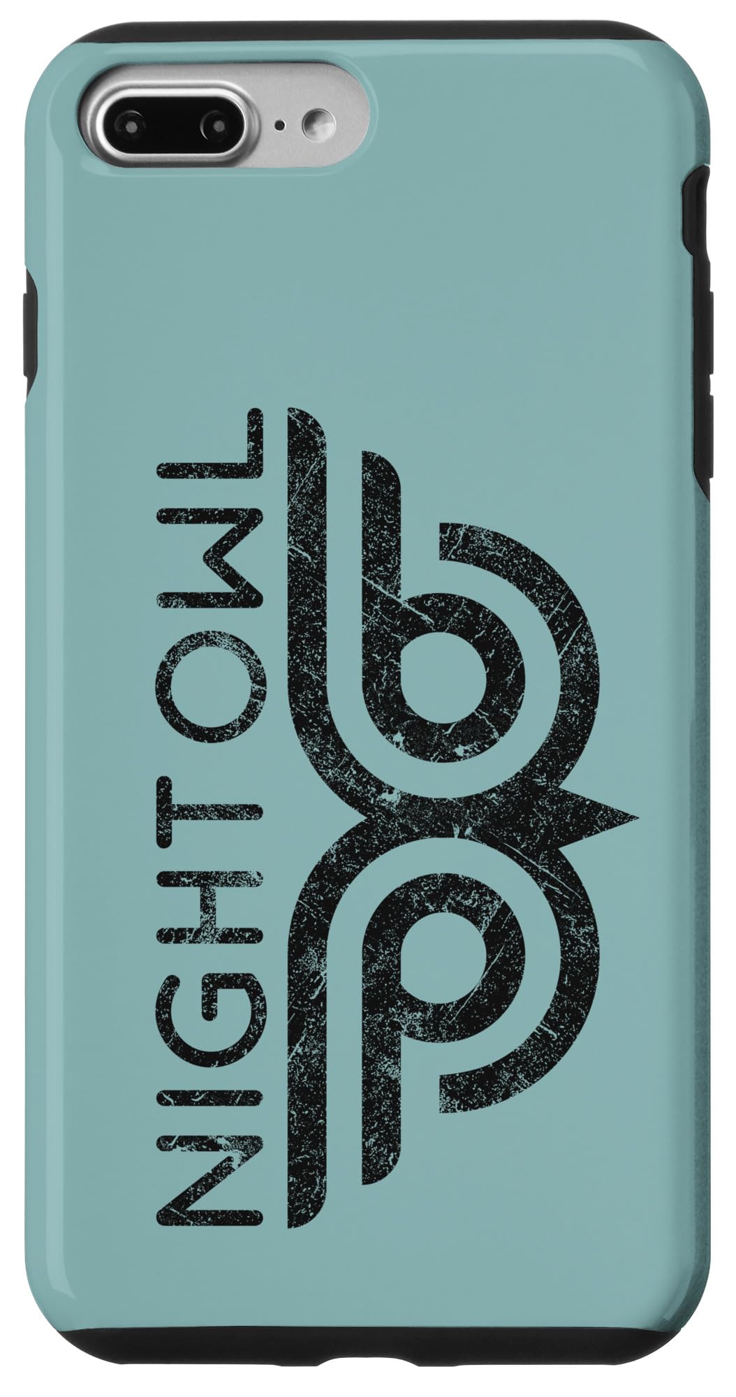 iPhone 7 Plus/8 Plus Owl cool distressed vintage insomniac owl gamer night lover Case