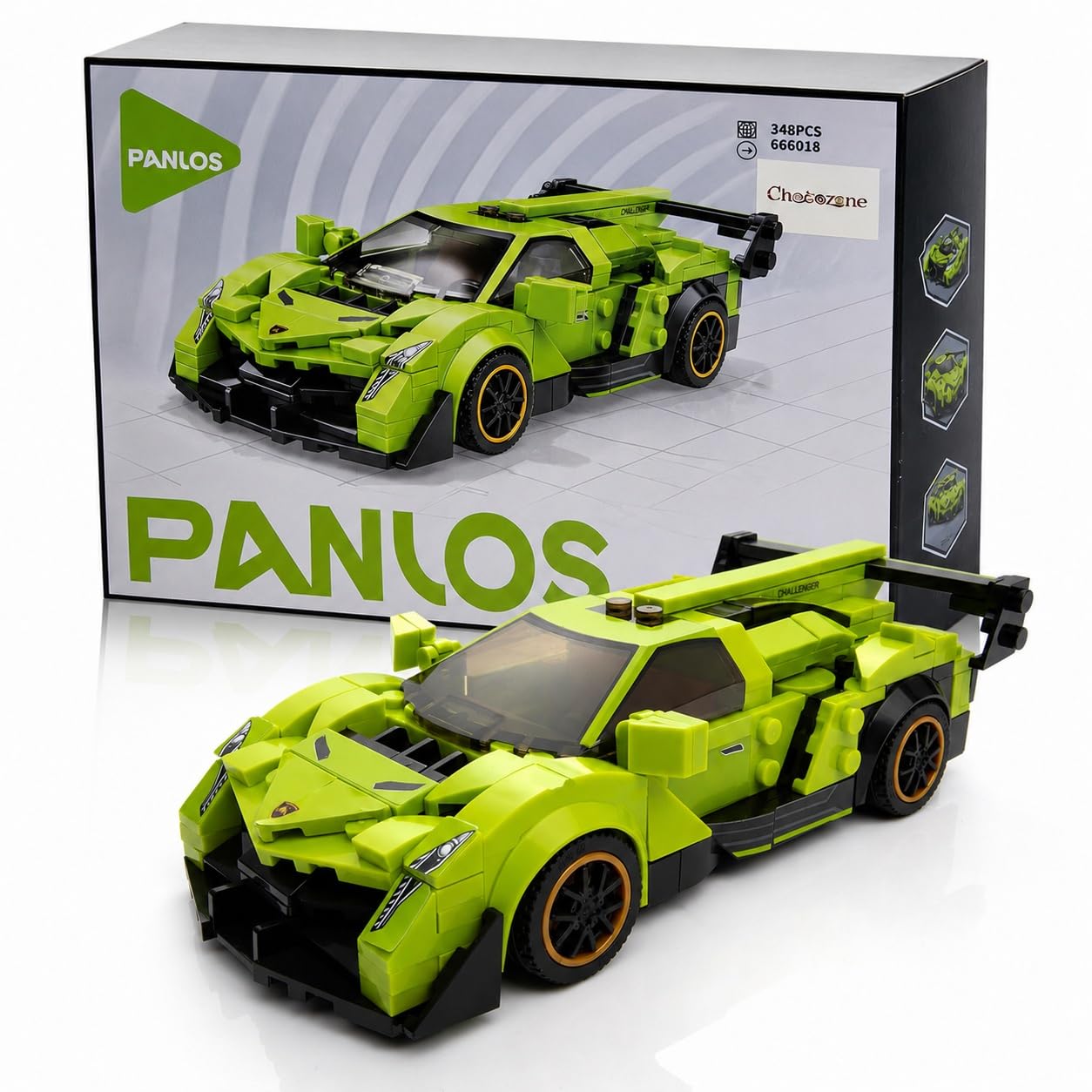 Chocozone Lambo Racing Car Model Building Set Champion Car