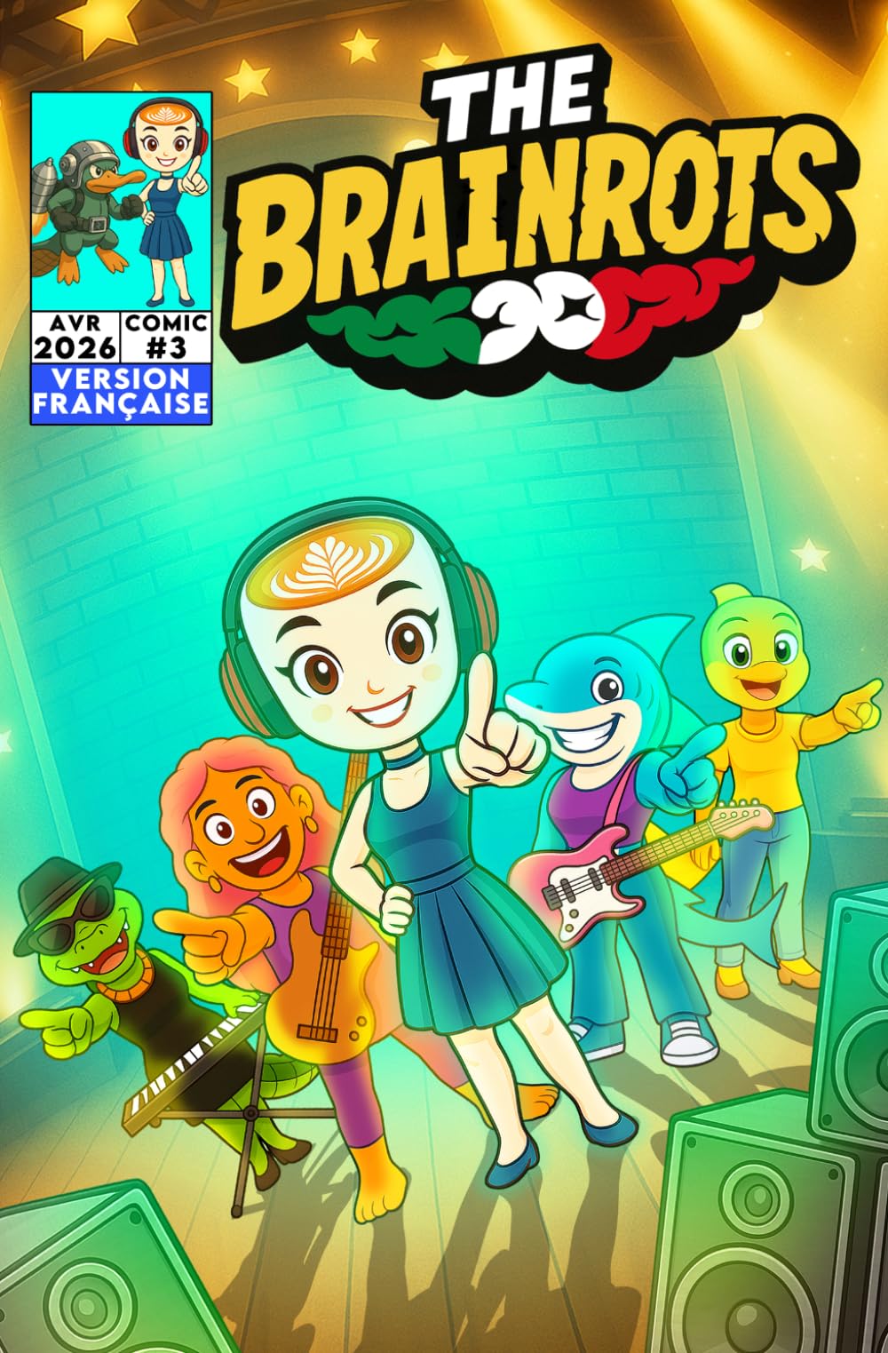 THE BRAINROTS #3 - Numéro Trois - [Version Française] la bande dessinée des personnages Italian Brainrot: [Double couverture] 4 Histoires en bande ... des personnages Brainrot [Version française])