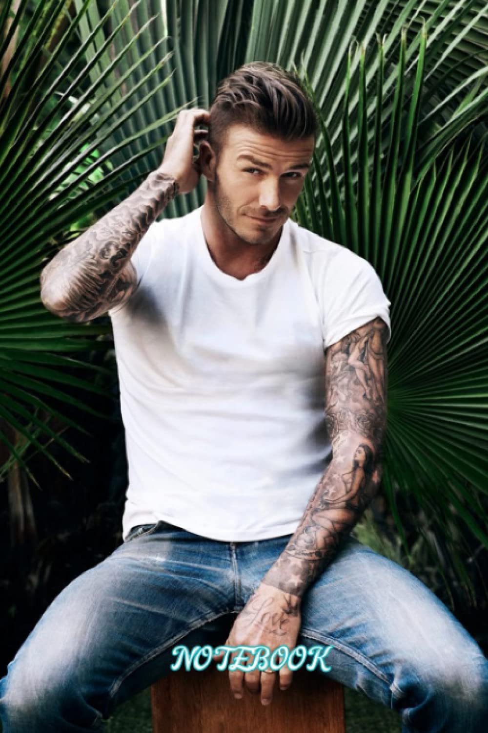 David Beckham Lined Notebook Journal Daily Planner Diary 6"x 9" Notebook Notepad Blank Lined #414