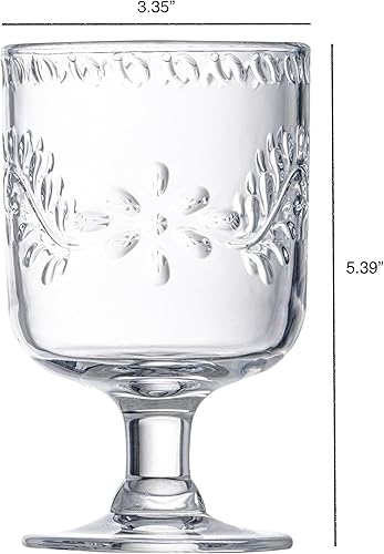 Miniatura 2 de KLIFA - RENO- Juego de 4 vasos de vino acrílicos apilables de alta resistencia, vaso de jugo de plástico, vasos inastillables, sin BPA, vasos de