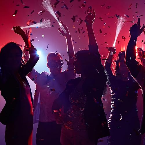 Miniatura 9 de Varita de fibra óptica LED de 68 piezas a granel, luces blancas de boda, palitos de hadas, barra mágica súper brillante con 3 modos de luz para