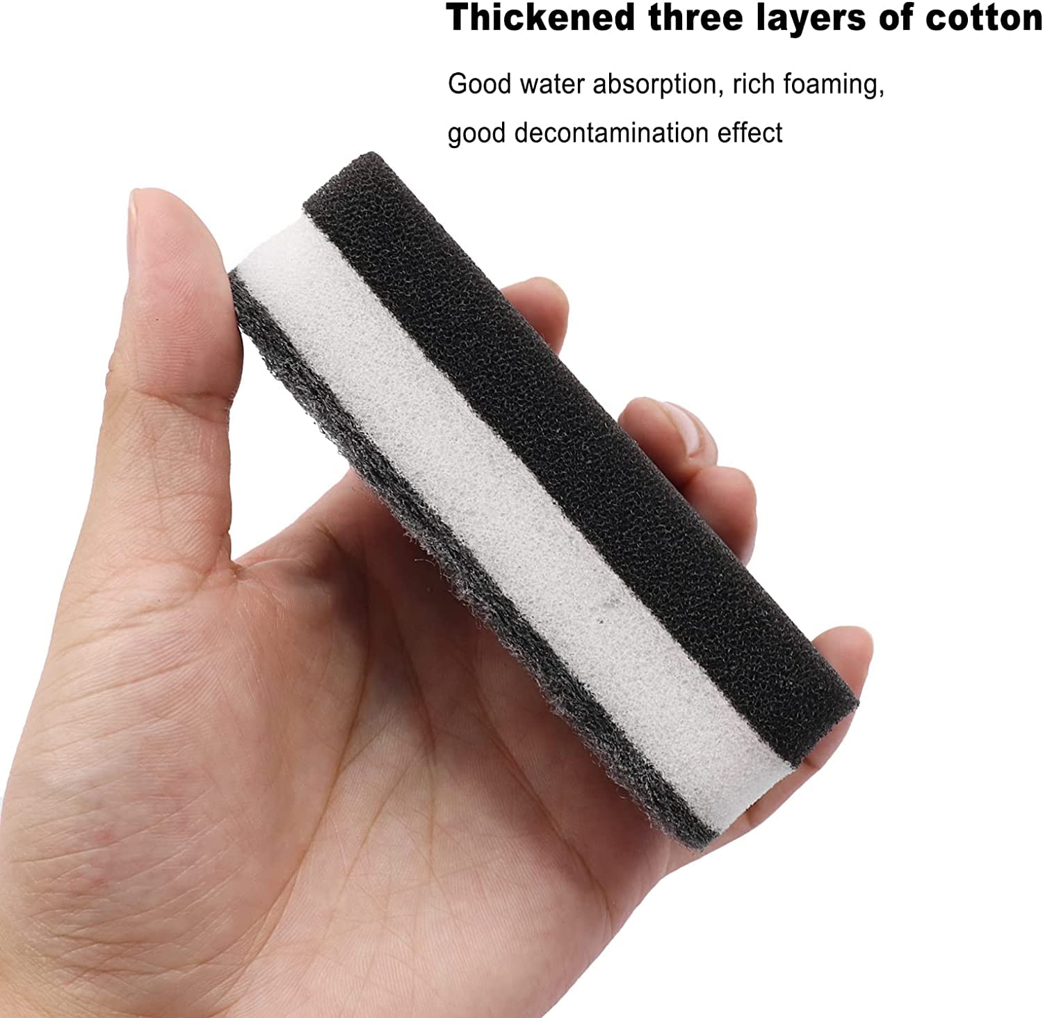 Esponja para lavar platos de cocina envueltas individualmente, almohadilla de estropajo a granel, sin olor, esponjas para lavar platos, toallitas para limpieza del hogar, platos, apartamentos de viaje