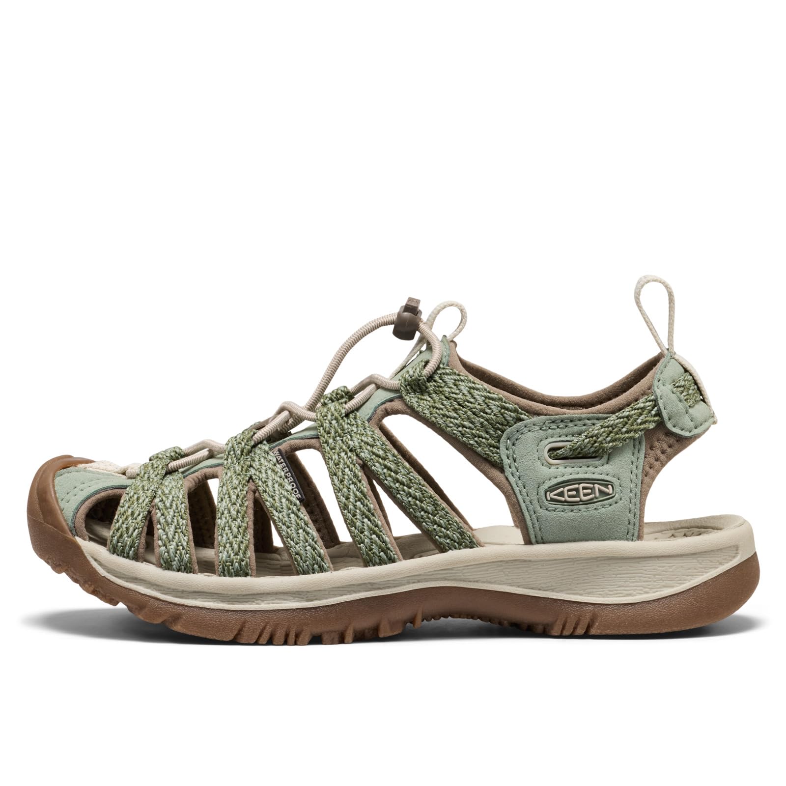 KEEN Damskie sandały Whisper, Lily Pad, 40 EU, Lily Pad, 40.5 EU