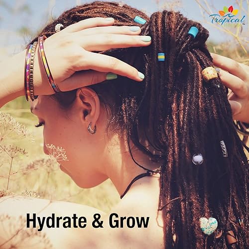 Miniatura 6 de Suero de agua de arroz, 8 onzas líquidas, humectante para el crecimiento del cabello con agua de arroz, agua de rosas, aloe vera, glicerina