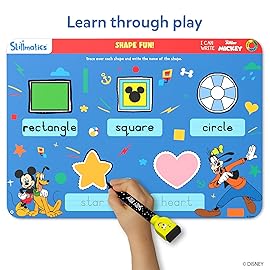 Skillmatics I Can Write Disney Junior Mickey Mouse - Reusable Preschool Learning Activities, Educational Toy and Game, Back to School Supplies, Gifts for Students, Kids, Toddlers Ages 3, 4, 5, 6