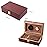 Handmade Cigar Humidor Cigar Box Wood Humidor Holds 10-20 Cigars Desktop Box Humidor with Hygrometer and Humidifier Front-Mount Clasp Lock