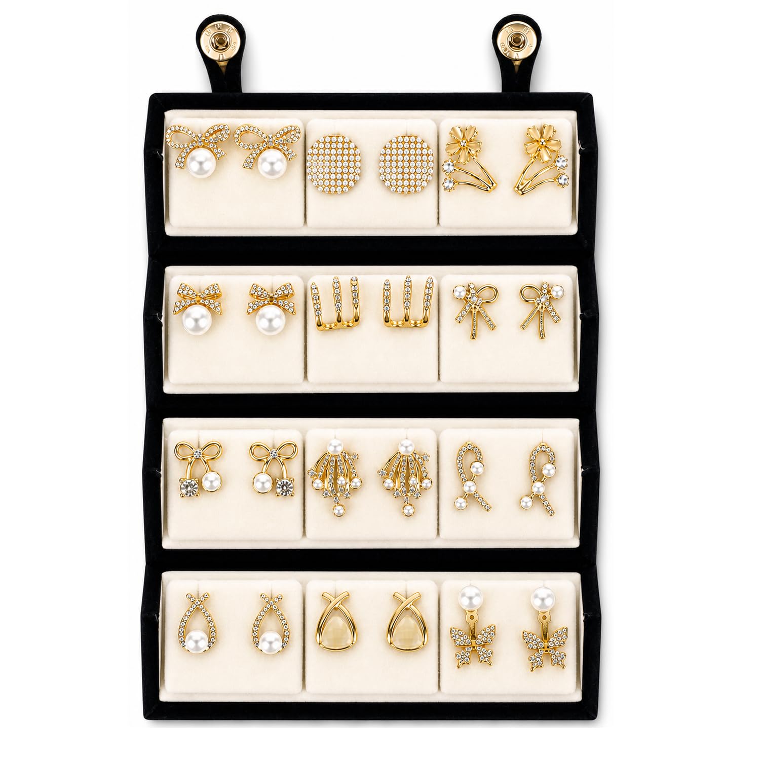 Shining Diva Fashion 12 Pairs Set Earrings for Women Girls with Stylish Organizer Box | Valentine Birthday Rakshabandhan Gifts for Girls Girlfriend Wife Sister discount deal