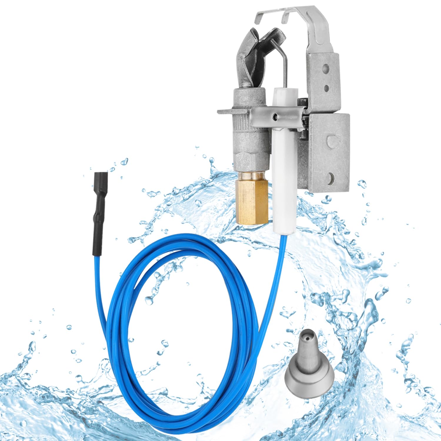 Amazon.com : ANSIKE Pilot Kit Natural Or Propane Lid Pool u0026 Spa Heaters  Compatible with Raypak 002003F Pilot Natural/Propane Lid : Patio, Lawn u0026  Garden