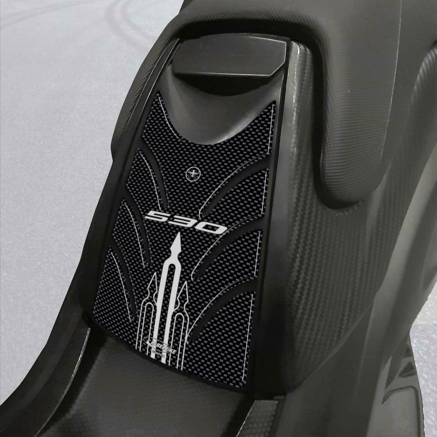 labelbike - 3D Sticker Motorcycle Scooter Tank Flap Protection and Decoration Compatible with Yamaha T MAX 530 2012-2016