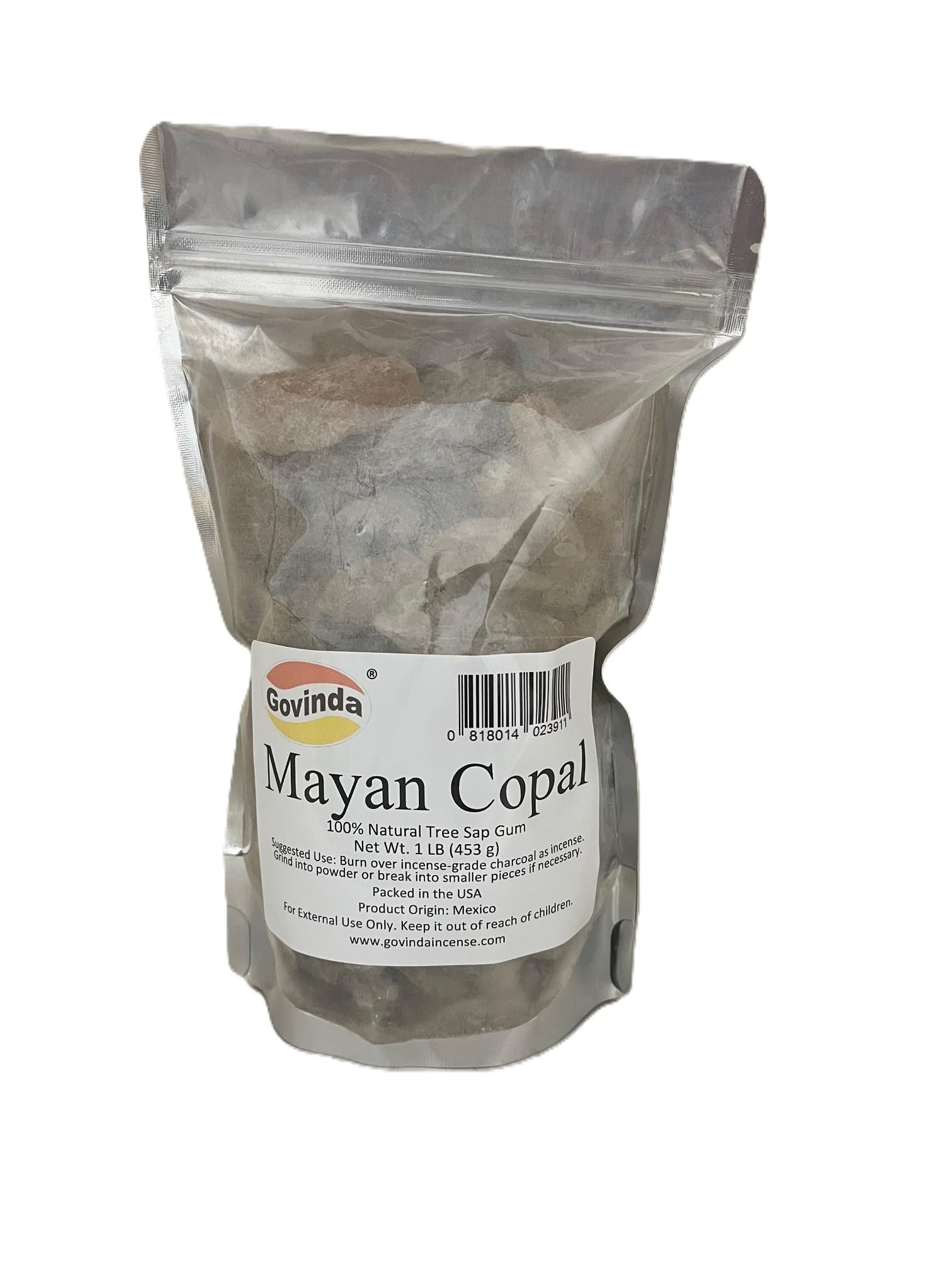 Govinda - Mayan Copal (Gold-Black) Incense Resin 1 lb