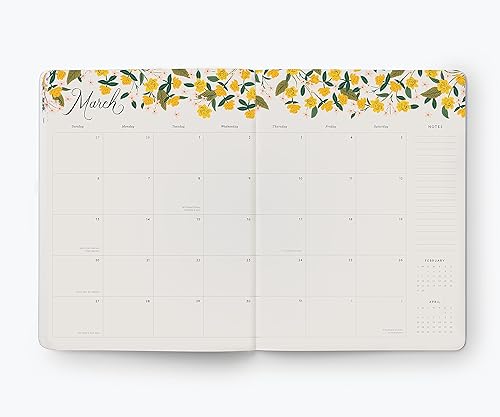 Miniatura 2 de RIFLE PAPER CO. Wildwood 2022 - Agenda mensual de 12 meses de tapa blanda cosida con hilo, enero a diciembre, secciones para vistas mensuales,