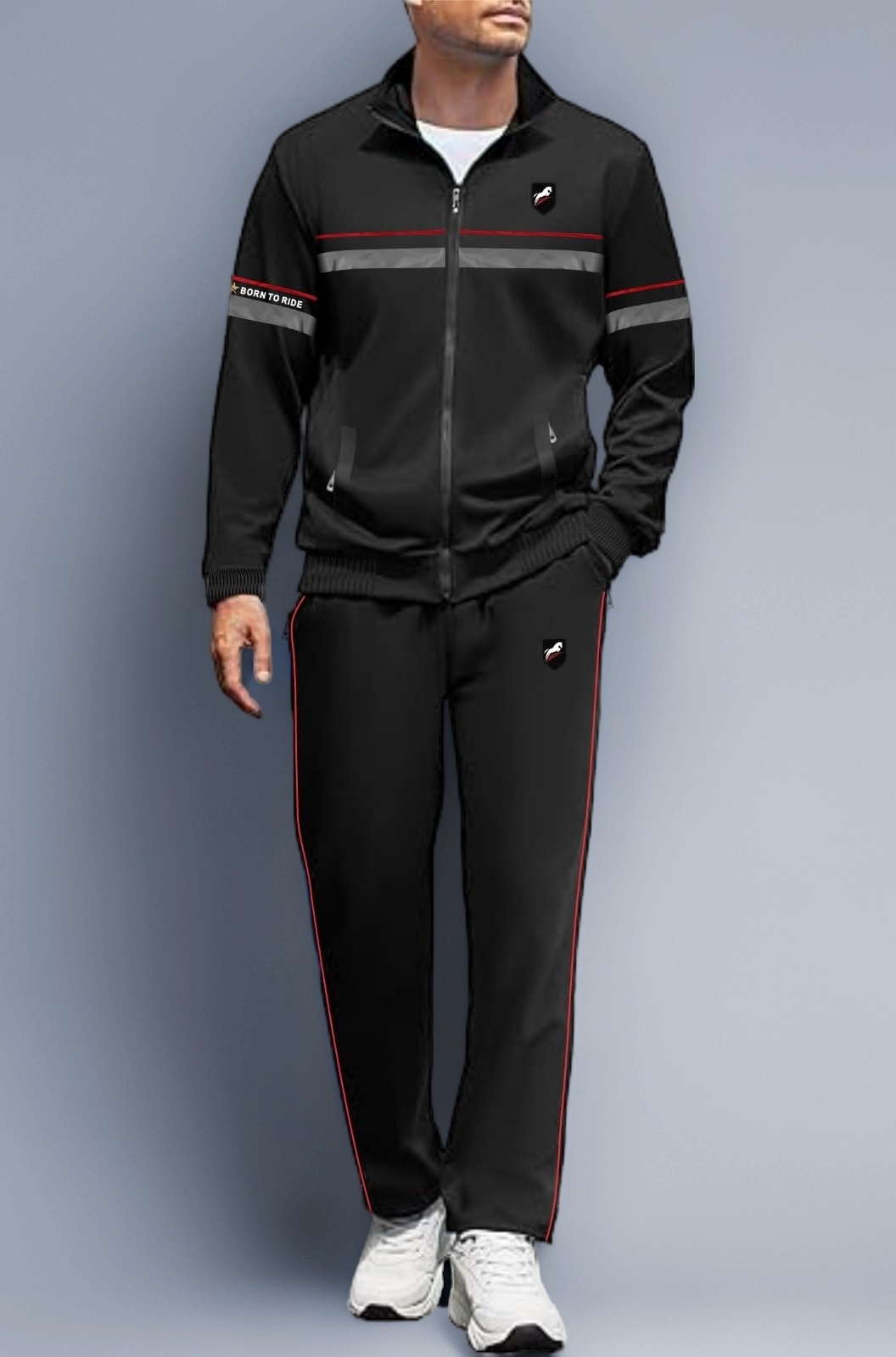 JUST RIDER Sports Gym Yoga Tracksuit for Men