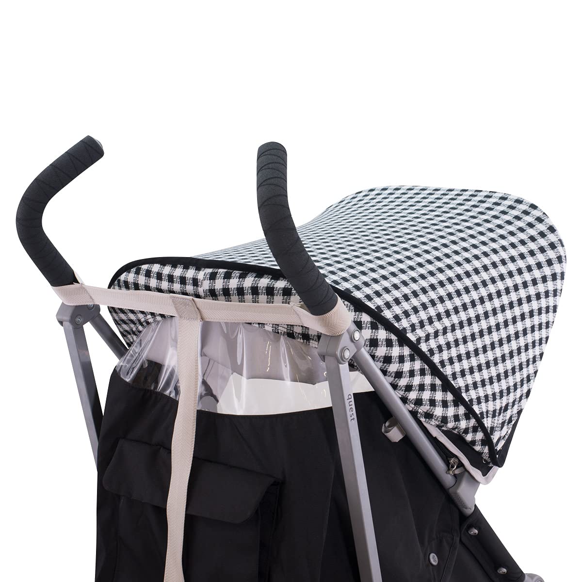 JYOKO KIDS Cubre capota de algodón Compatible con Maclaren Quest, Techno y Xt (Vichy)