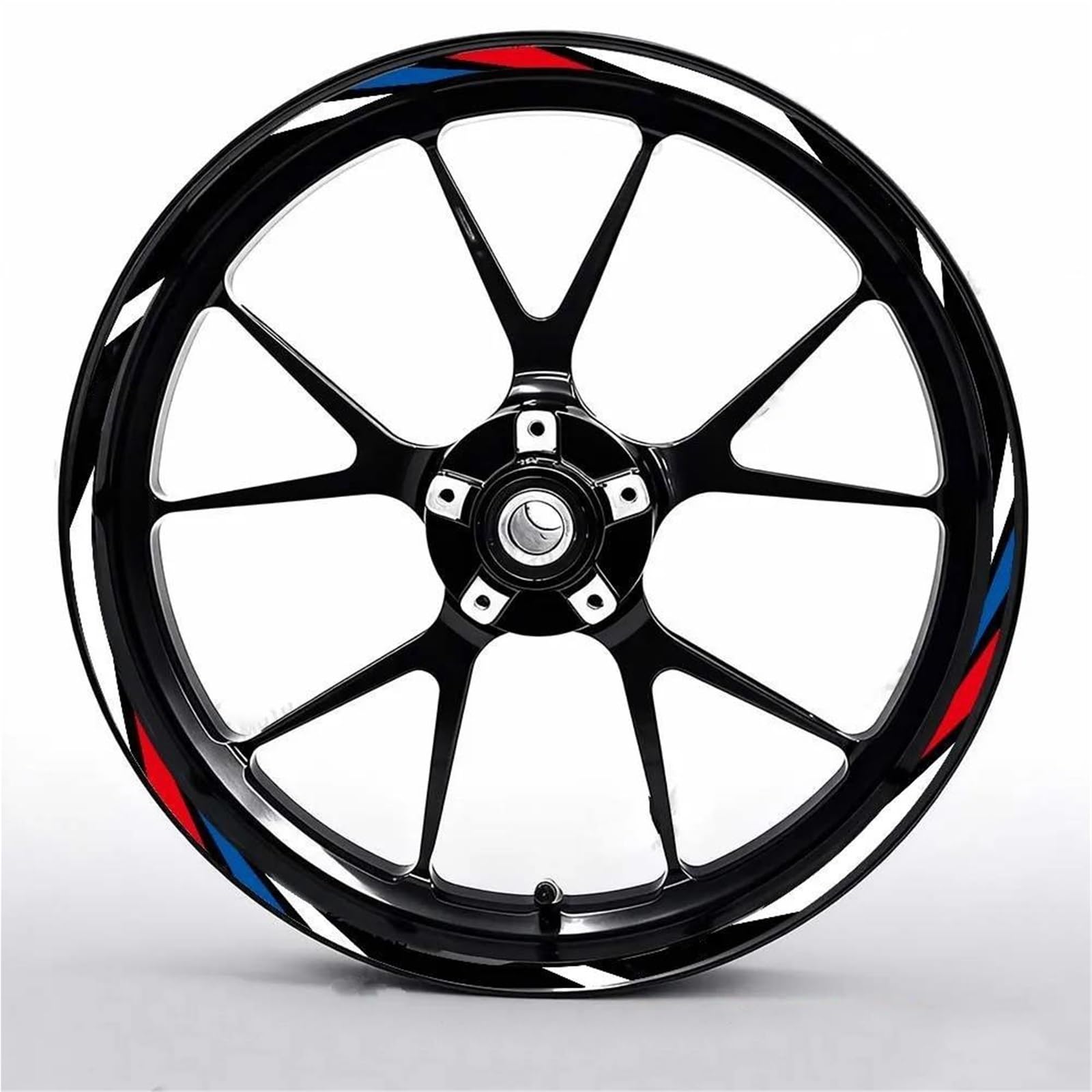 Motorcycle Wheel Sticker for Monster 696 821 937 for Diavel Multistrada 1260 1200 for Panigale V4 Motorcycle Reflective Wheel Sticker 17" Rim(17 inch E)