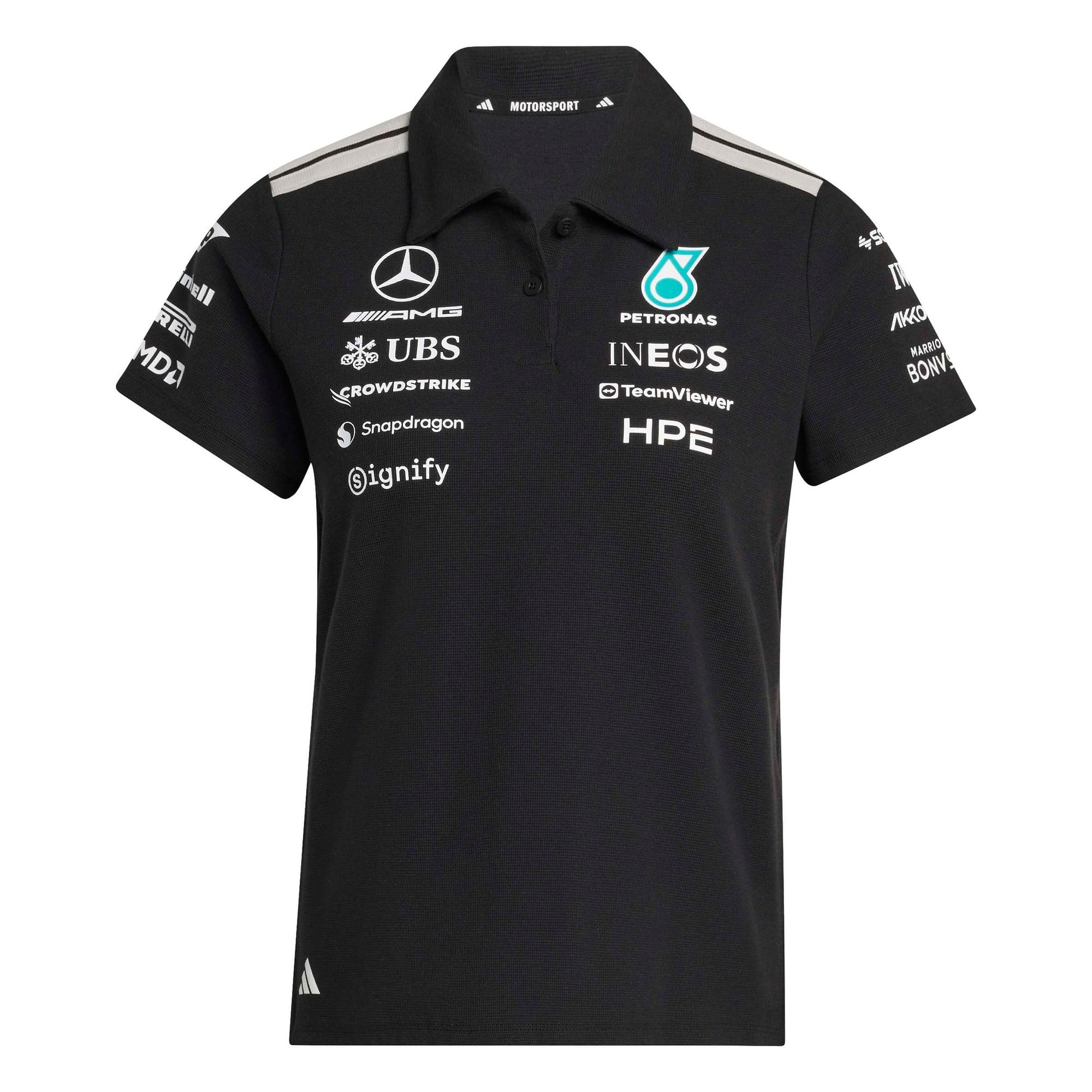 adidas Damen Mercedes - Amg Petronas Formula 1 Team Engineers Polo Regular Polohemd