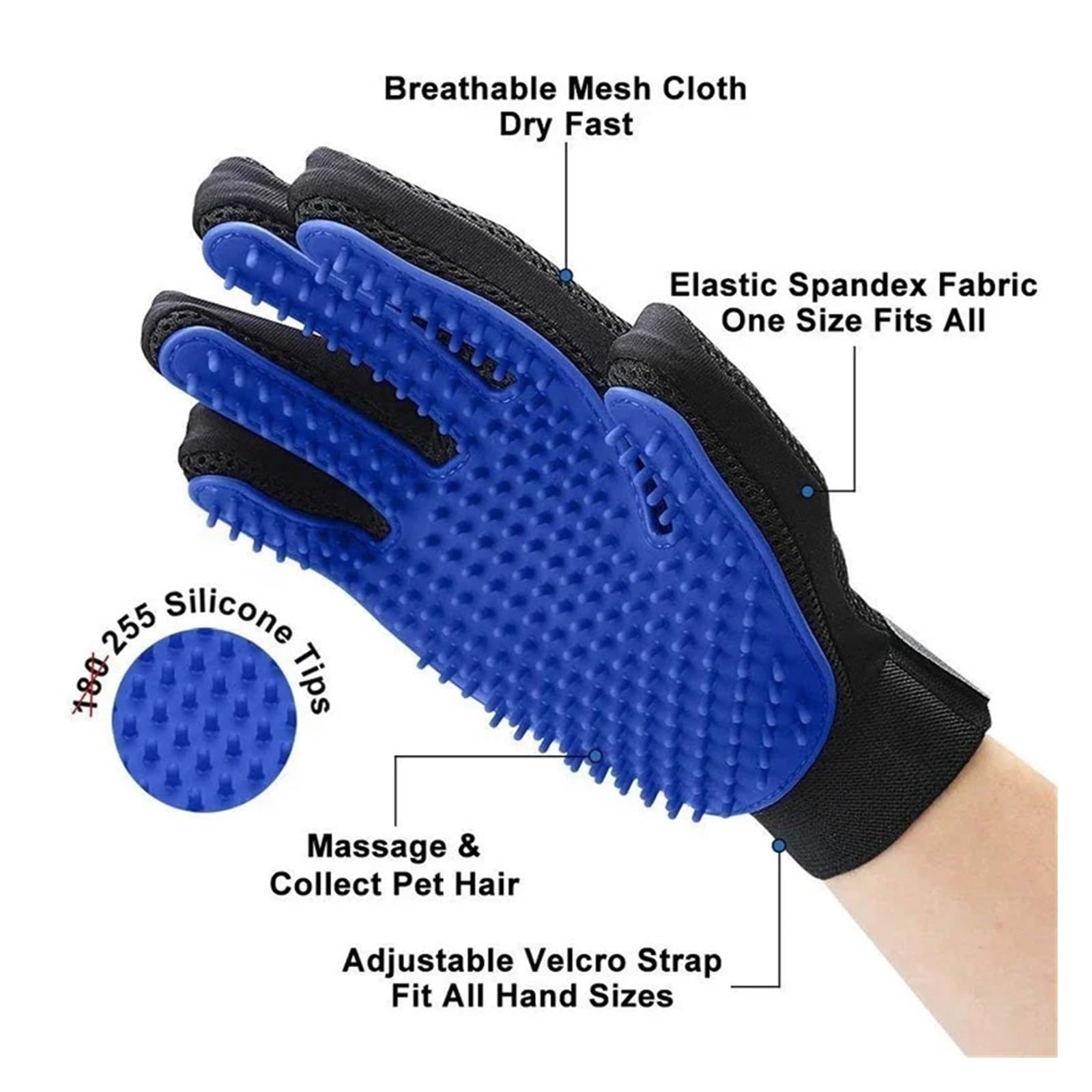 1/10 Uds. Guantes De Aseo De Silicona For Mascotas, Peine Eficaz For Quitar El Pelo, Limpieza De Baños For Gatos Y Perros Y Control Diario De Caída En Casa(Dog licking,10Pcs)