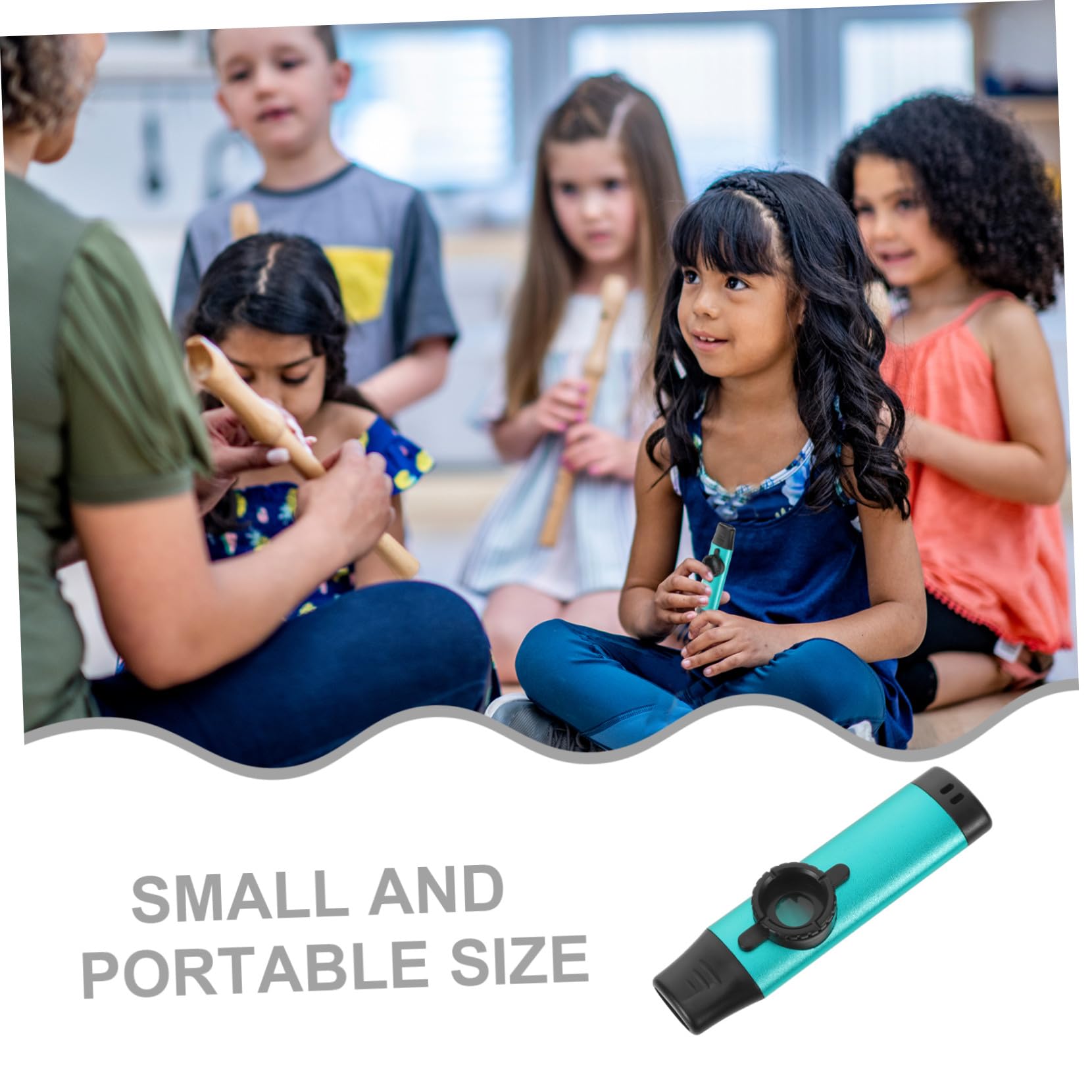 FRCOLOR Kazoo Portable pour Guitare Instrument de Musique Facile à Apprendre Kazoo de Fête pour Débutants