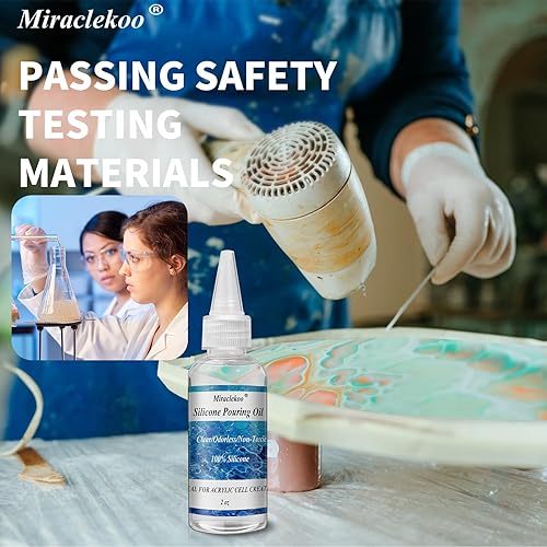 Miniatura 7 de Aceite de silicona para verter acrílico, activador de células de aceite, aceite de silicona puro para la creación de células en pintura acrílica, 2