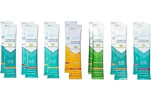 Liquid IV Hydration Multiplier Variety Pack - Strawberry, Golden Cherry, Yuzu Pineapple,...